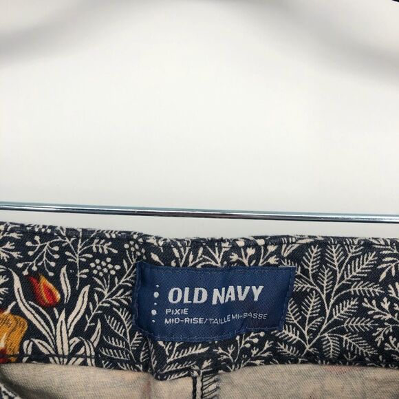 OLD NAVY Pixie Pants Leaf Floral Print - Picture 4 of 4